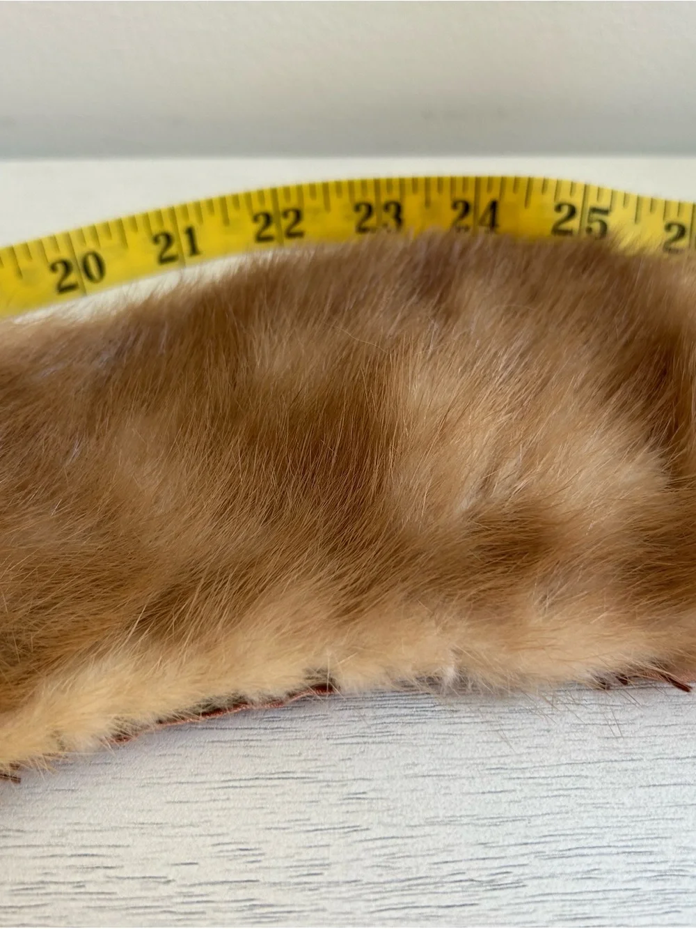 Classic Fur Collar in Light Brown